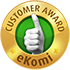 Ekomi Seal: Rated by Real Customers