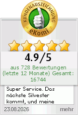 eKomi Bewertungen von Röder Feuerwerk