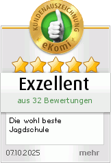eKomi - The Feedback Company: Die Jagdschule Sauerland ist sehr zu empfehlen.  Man bekommt in kürzester Zeit eine Menge Fachwissen bei gebracht , und man wird bestens auf ein bestehen der Jägerprüfung vorbereitet .  Die Ausbilder sind sehr Fachkompetent , und tun alles dafür das man die Prüfung besteht .